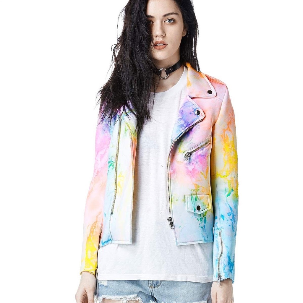 Unif I Dye Moto Jacket